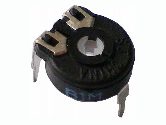 Подстроечный резистор PT10-1 (линейный, однооборотный потенциометр, 10 мм, 100 Ом)