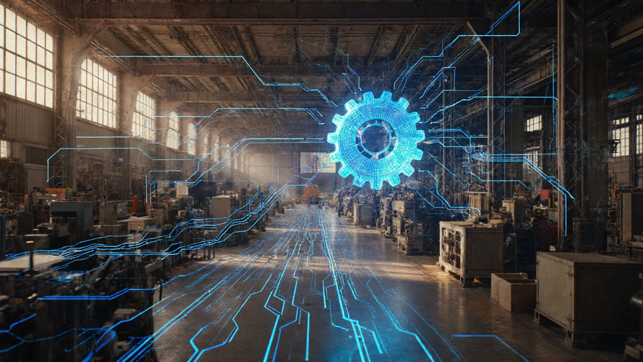 Прозрачные цифровые потоки связывают все элементы производственной цепочки на заводе.