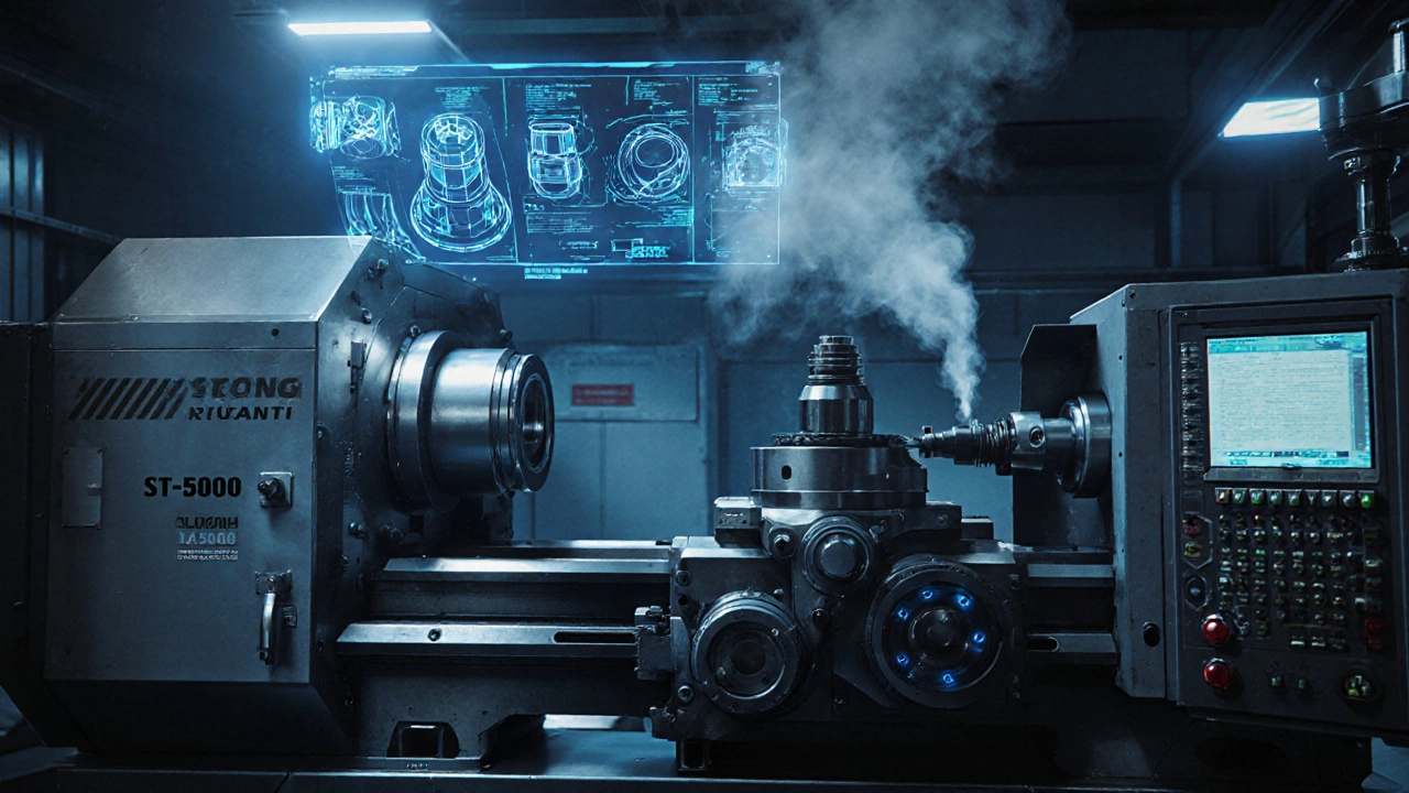 Токарный станок СТ-5000 в Самаре с высокоточной обработкой деталей для ракет и имплантов