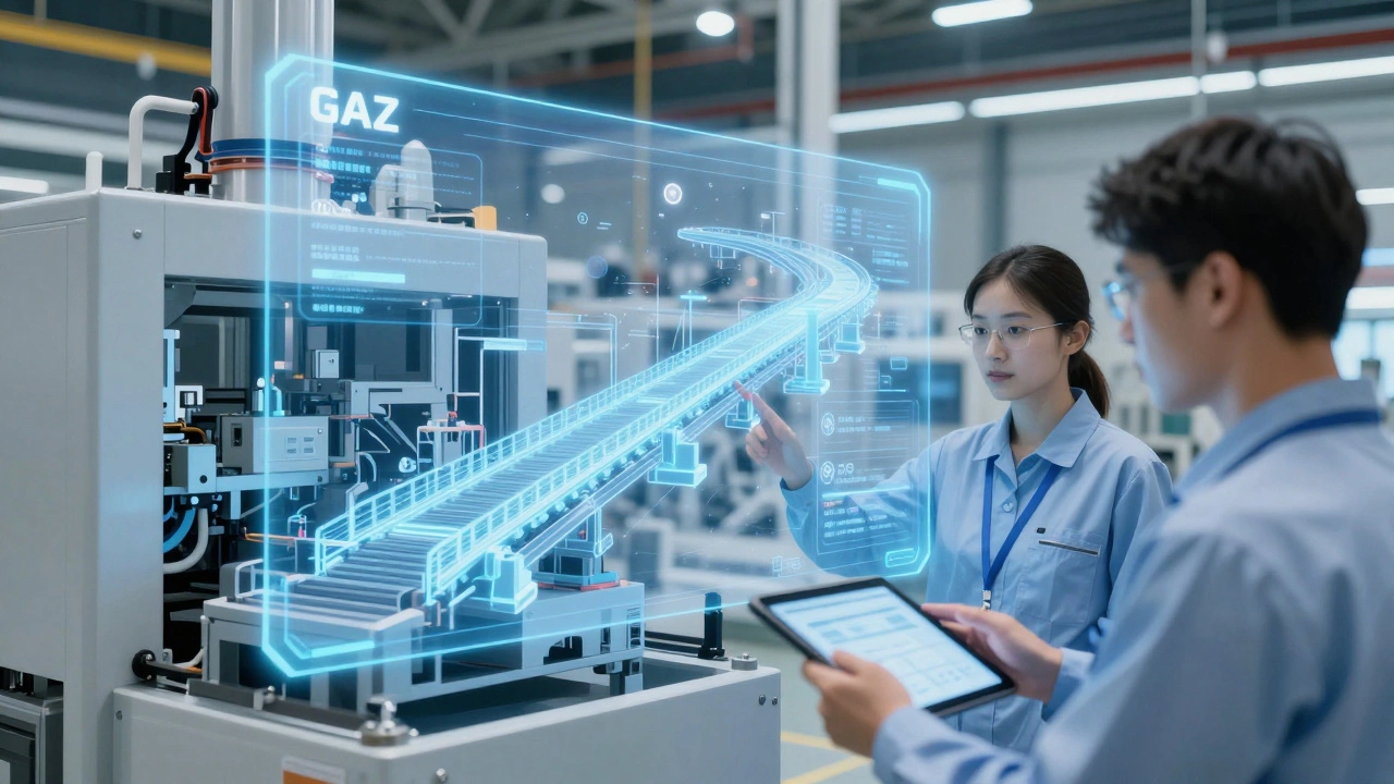 Цифровой двойник сборочной линии завода ГАЗ