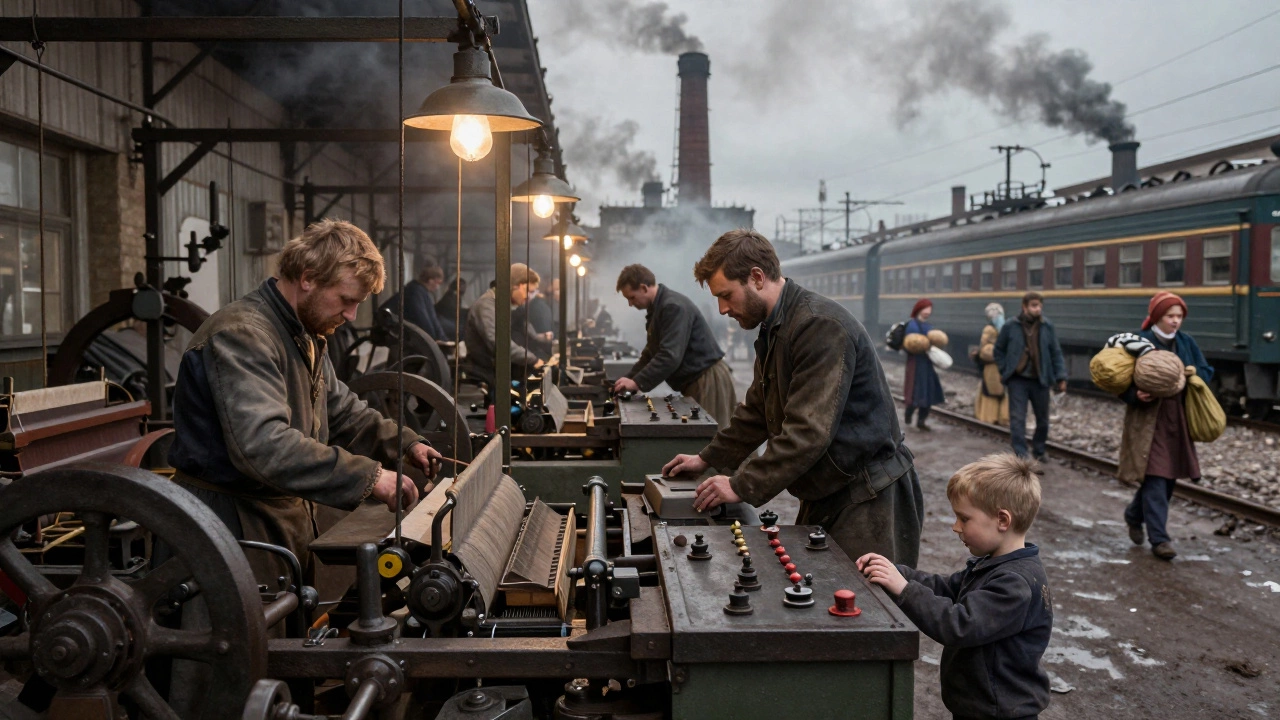 Каковы были преимущества и недостатки промышленной революции?