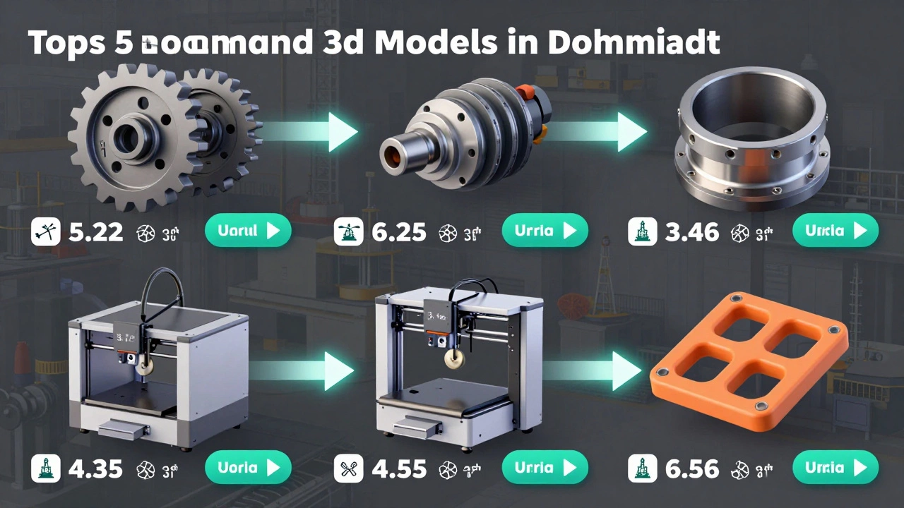 Пять самых востребованных 3D-моделей для промышленного оборудования в России с ценами и регионами спроса.